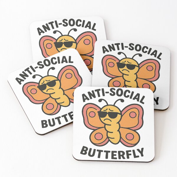 Item preview, Anti-Social Butterfly designed and sold by Gifts0.