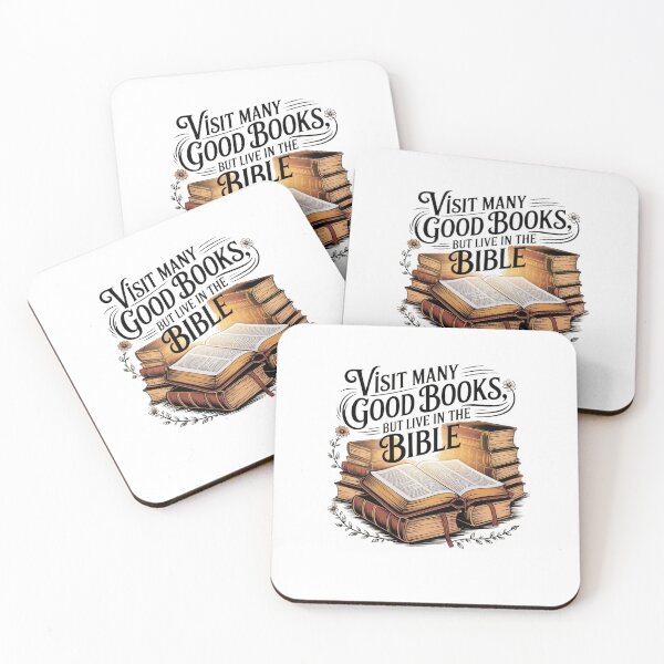 Item preview, Visit Many Good Books, But Live In The Bible designed and sold by Mateusz Majcherek.
