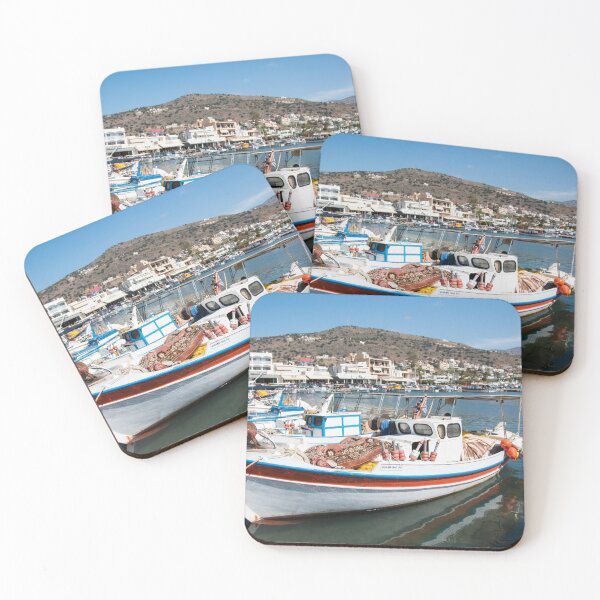 Item preview, Boats of Elounda designed and sold by Tina  Townhill.
