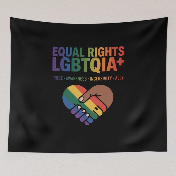 Item preview, Equal Rights LGBTQIA+ Pride Awareness Inclusivity Ally designed and sold by Mateusz Majcherek.