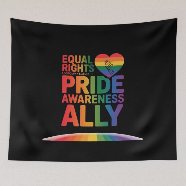 Item preview, Equal Rights LGBTQIA+ Pride Awareness Inclusivity Ally designed and sold by Mateusz Majcherek.
