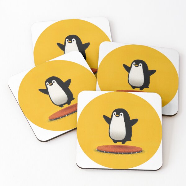 Item preview, Bouncy Penguin Joyride on a Trampoline designed and sold by ForeverPrintsOK.