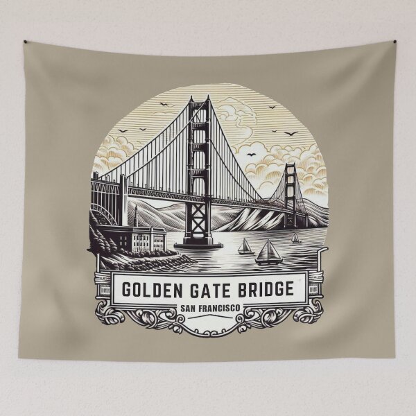 Item preview, Golden Gate Bridge - San Francisco designed and sold by Myra365Art.
