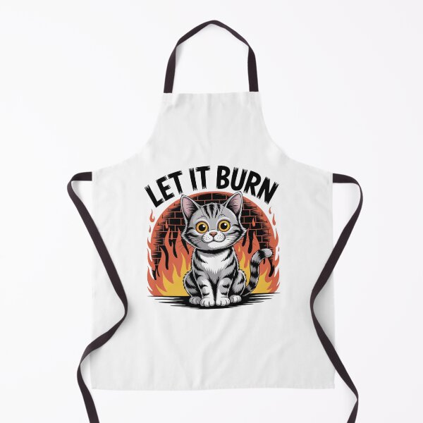 Item preview, Let It Burn Chaos Cat Meme designed and sold by Mateusz Majcherek.