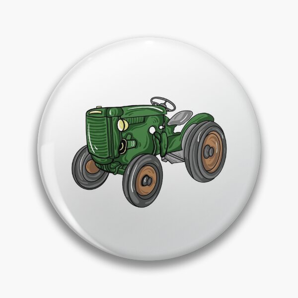 Item preview, Green Tractor  designed and sold by The Porch And The Pine .