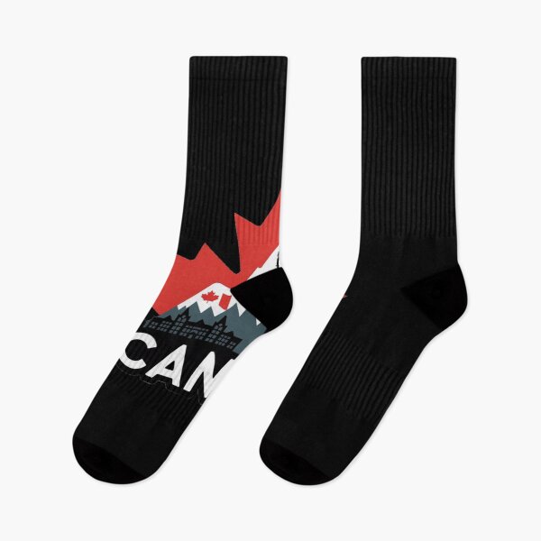 Item preview, Canada Skyline Vintage Travel Decal – Mountains, CN Tower  Maple Leaf designed and sold by Paper Drip.