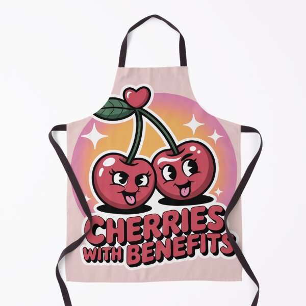 Item preview, ? Cherries With Benefits - Naughty & Cute Fruit Sticker | designed and sold by Arthoughts.