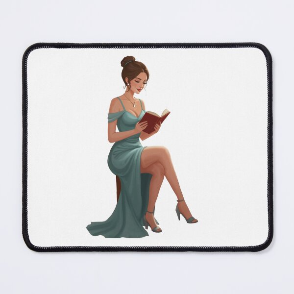 Item preview, Lady Who Reads designed and sold by The Painted Topaz.