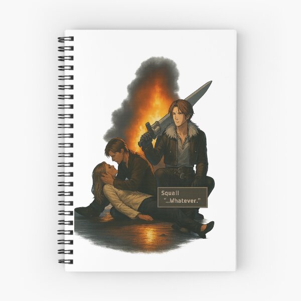 Item preview, "Whatever, Ryan." FFVIII Squall The OC Parody designed and sold by Trauma Nicole.