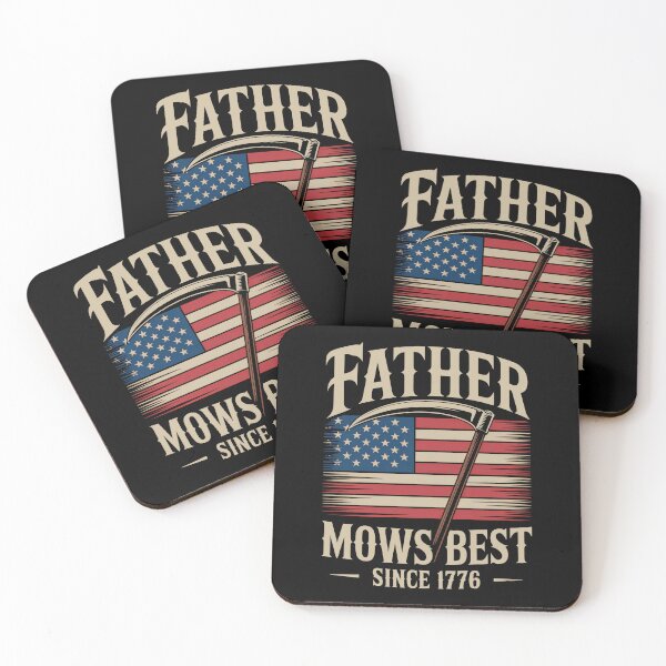 Item preview, Father Mows Best Since 1776 Funny Patriotic Dad designed and sold by G350.