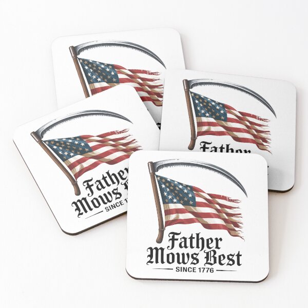 Item preview, Father Mows Best Since 1776 Funny Patriotic Dad designed and sold by G350.