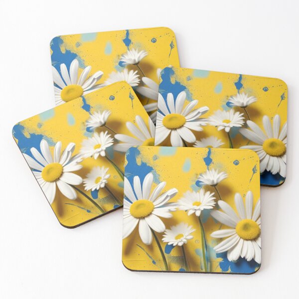 Item preview, Abstract Whimsical Daisies designed and sold by SparroCreative.