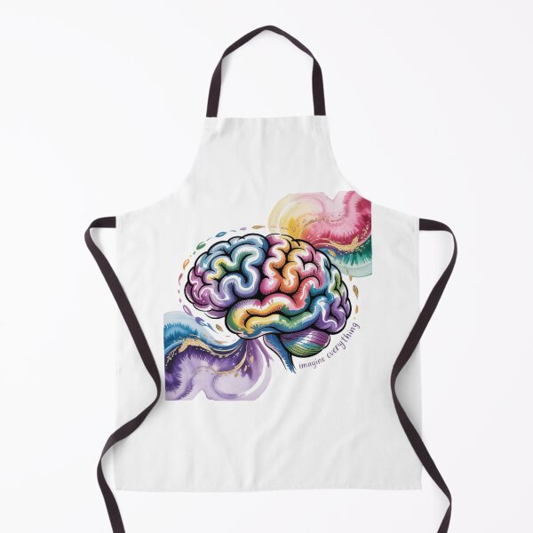 Item preview, watercolor brain designed and sold by Mateusz Majcherek.