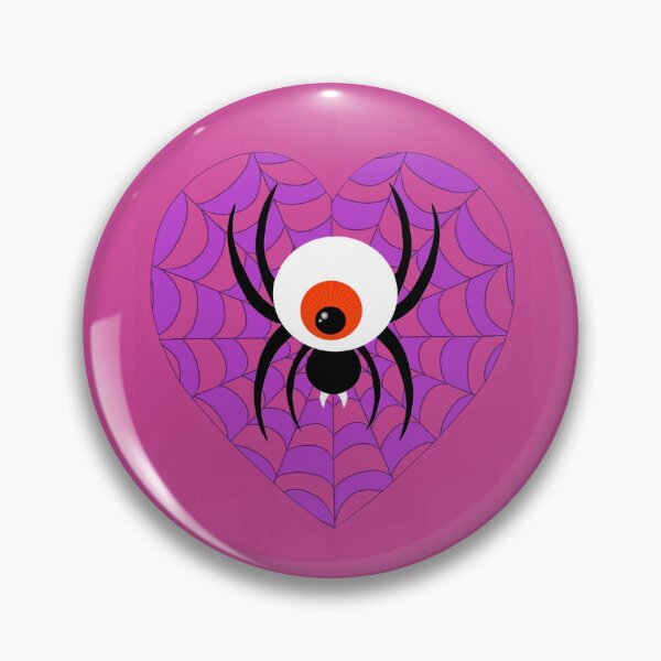 Item preview, Eye spider web heart designed and sold by Bugbotherer30.