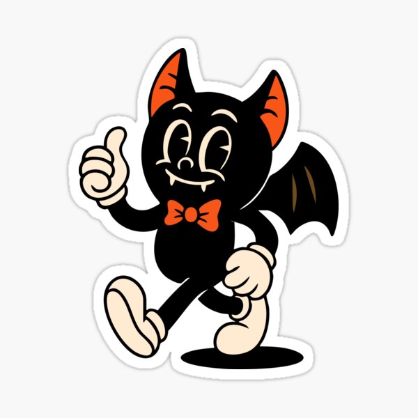 Item preview, Retro Fledermaus – Lustiger Halloween-Cartoon mit Fliege designed and sold by Print-Zoo.