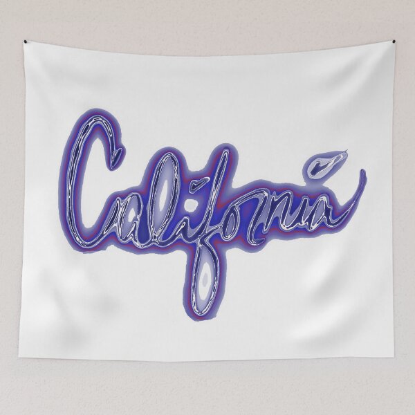 Item preview, California — Neon Graffiti Cursive  designed and sold by aadventures.