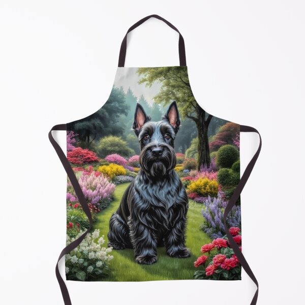 Item preview, Fergus Scottish Terrier Dog Portrait Painting designed and sold by Heart and Soul Studio.