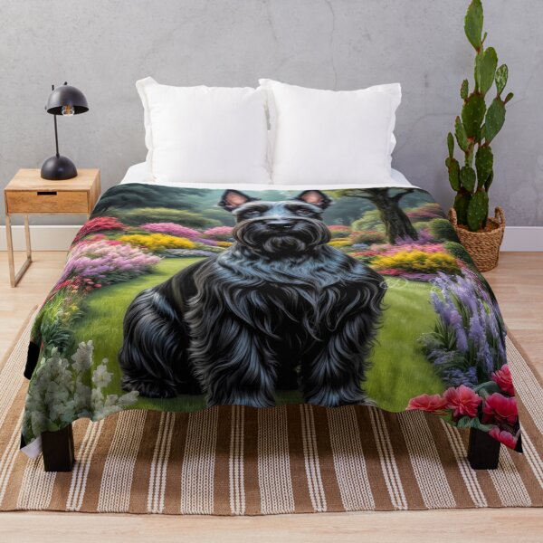 Item preview, Fergus Scottish Terrier Dog Portrait Painting designed and sold by Heart and Soul Studio.