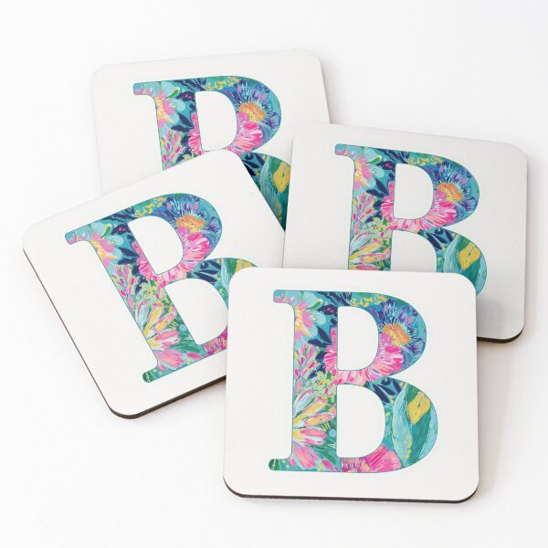 Item preview, Tropical B monogram designed and sold by MendaciousMina.
