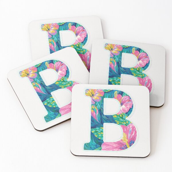 Item preview, Tropical B monogram designed and sold by MendaciousMina.