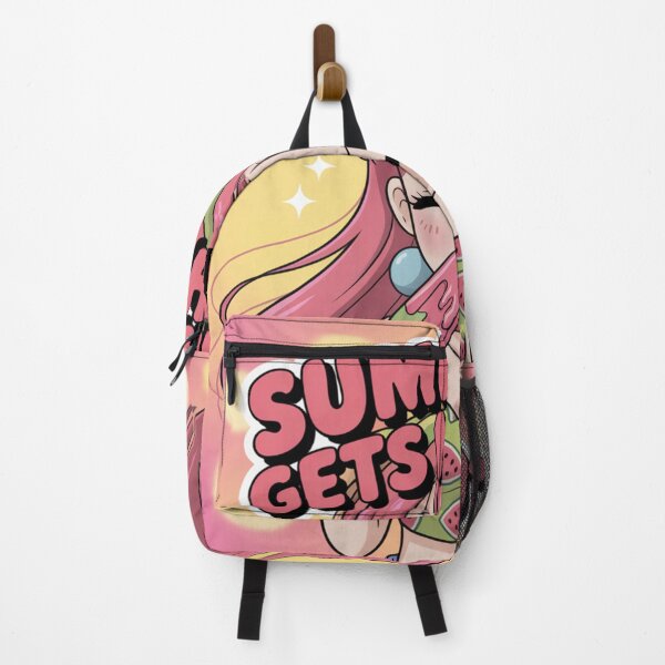 Item preview, Summer Gets Me Hot - Cute & Flirty Anime Girl Sticker designed and sold by Arthoughts.