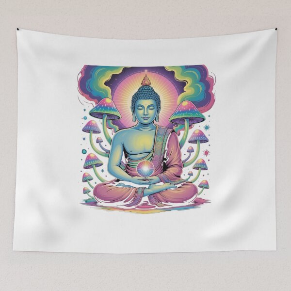 Item preview, Magic Mushroom Buddha designed and sold by Mateusz Majcherek.