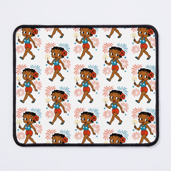 Item preview,  Cute Betty Boop Inspired Melanin 4th of July Island Vibes Design designed and sold by Artbyminga.