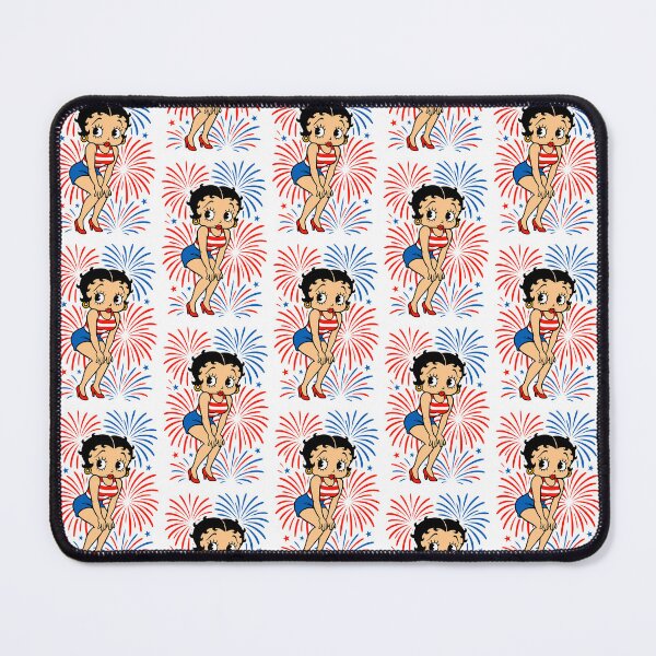 Item preview, Vintage Betty Boop Inspired 4th of July Girl – Stars and Fireworks Style designed and sold by Artbyminga.