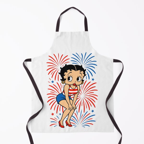 Item preview, Vintage Betty Boop Inspired 4th of July Girl – Stars and Fireworks Style designed and sold by Artbyminga.