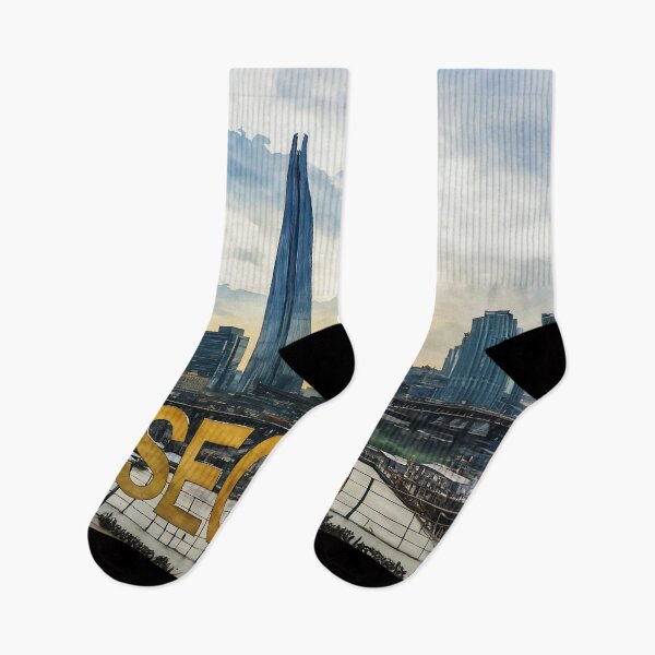 Item preview, Seoul Korea Watercolor Travel Art designed and sold by Magnolia Valley Art.