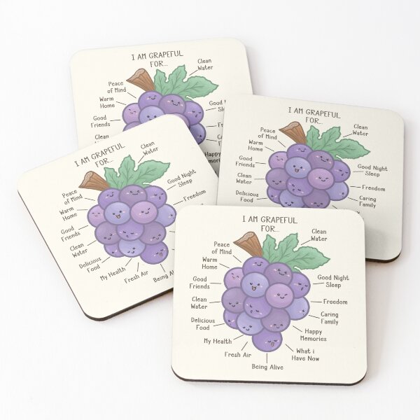 Item preview, Fruit Pun - I am Grapeful for.. designed and sold by Khotekmei.