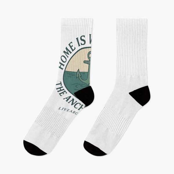 Item preview, Home Is Where The Anchor Drops - Liveaboard Design designed and sold by ElkeD.