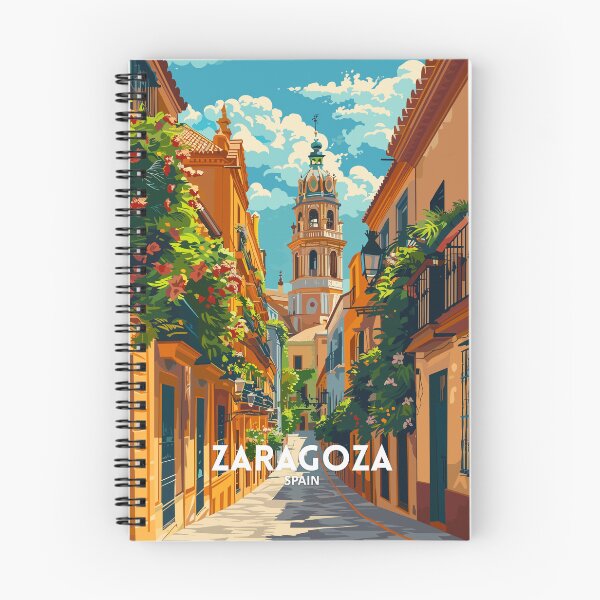 Item preview, Zaragoza Spain - Travel art designed and sold by Marciolini.