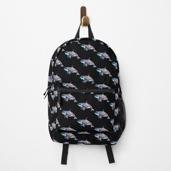 Item preview, Floral orca designed and sold by MendaciousMina.