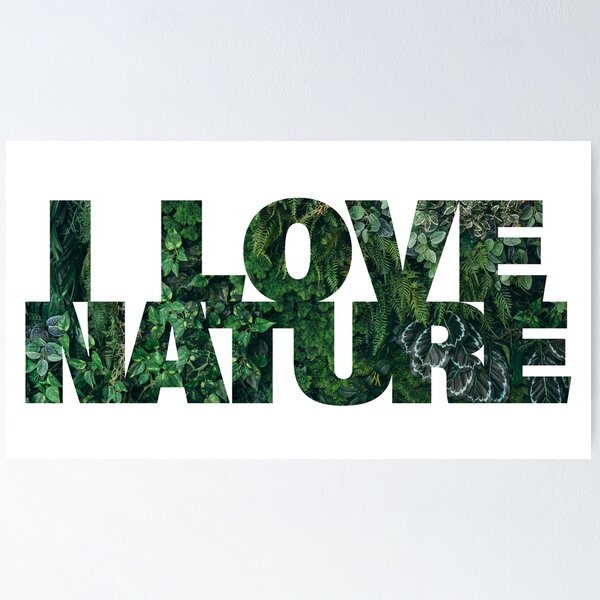 Item preview, „Ich liebe die Natur“ designed and sold by Tecno-Art-Land.