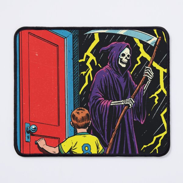 Item preview, Timmy Has a Visitor Vintage Horror Comic Cover Art designed and sold by -DEEWOLF-.