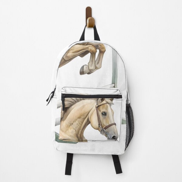 Item preview, Light colored horse jumping over a hurdle transparent PNG file designed and sold by Marimurmurprint.