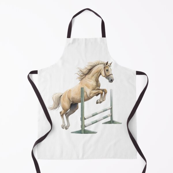 Item preview, Light colored horse jumping over a hurdle transparent PNG file designed and sold by Marimurmurprint.
