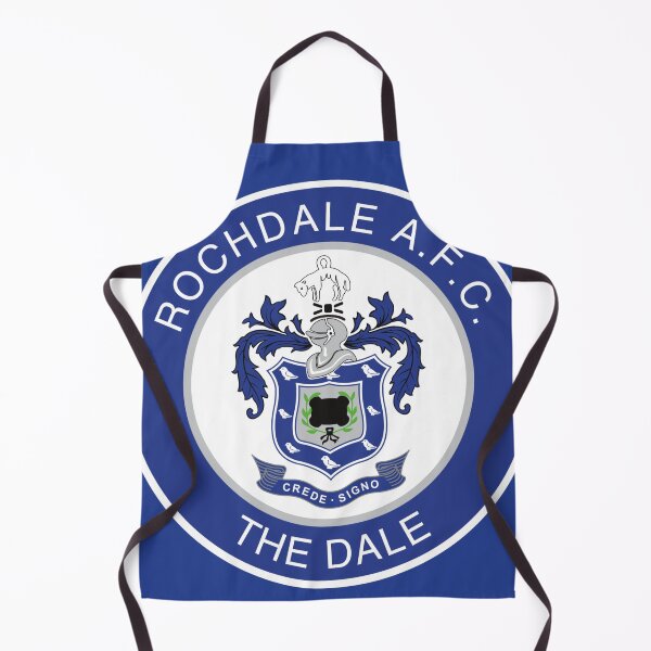 Item preview, Rochdale AFC – The Dale Blue Marble Badge Background designed and sold by Final Whistle Art.