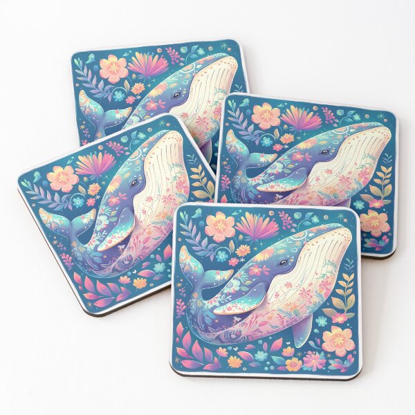 Item preview, Floral Whale designed and sold by MendaciousMina.