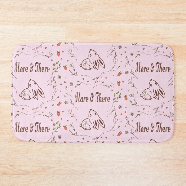 Item preview, Hare & There Bunny in a Strawberry Meadow designed and sold by AM-Storefront.