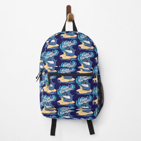 Item preview, Feelin’ Fin-tastic! Cute Beach Shark Pun Design for Kids designed and sold by ViYa1.