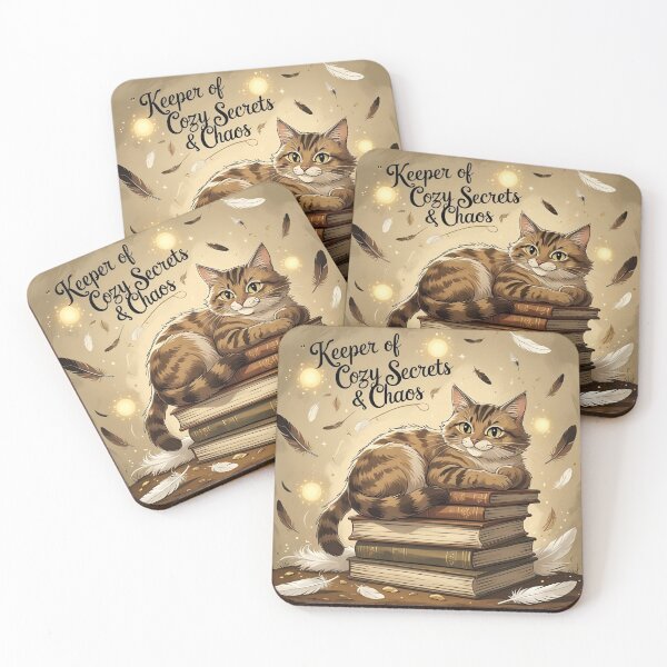Item preview, Literary Cat of Chaos designed and sold by Edenglow Prints & Peculiars.