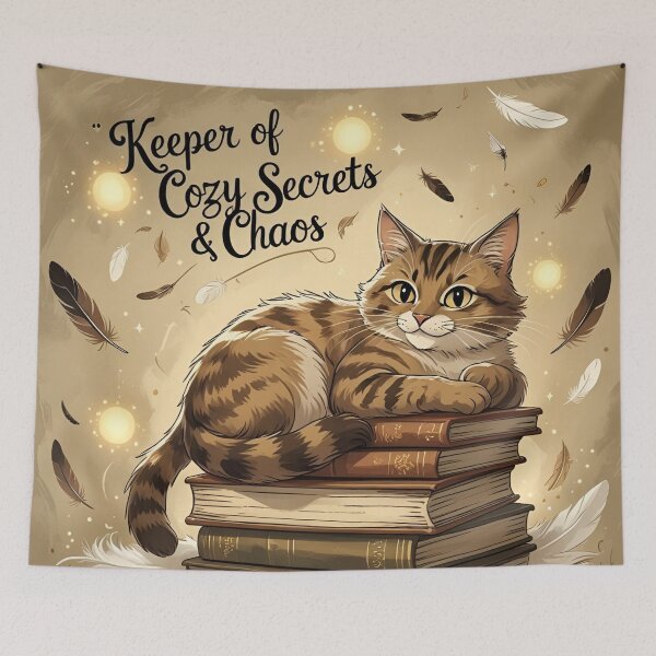 Item preview, Literary Cat of Chaos designed and sold by Edenglow Prints & Peculiars.