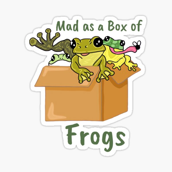 Item preview, Mad as a Box of Frogs designed and sold by gooby-designs.