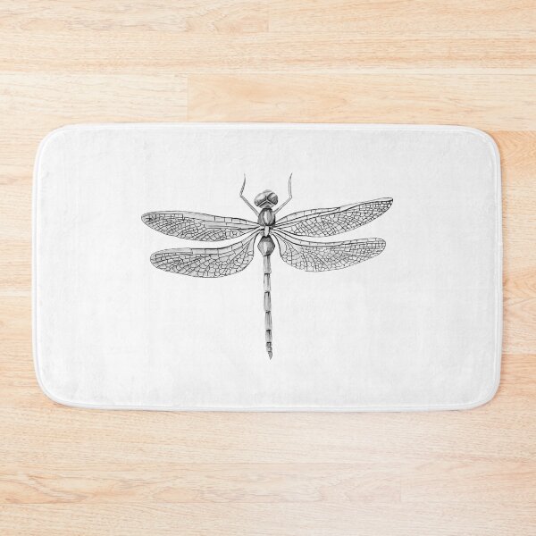 Item preview, Detailed dragonfly in black and white designed and sold by Lea-Cesca.