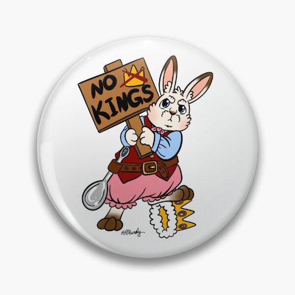 Item preview, No Kings Rabbit designed and sold by MurdysMenagerie.