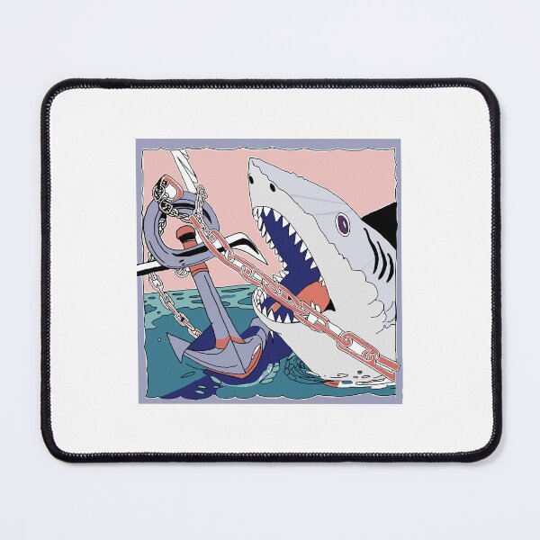 Item preview, Shark biting anchor designed and sold by WolfyShop4.