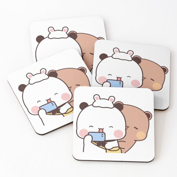 Item preview, Bubu & Dudu taking a picture  designed and sold by PandaBearShop.