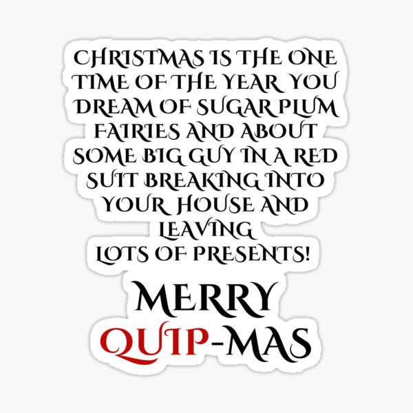 Item preview, 'Tis the Season for a Merry Quip-Mas. designed and sold by MPC-Mince-Pies.